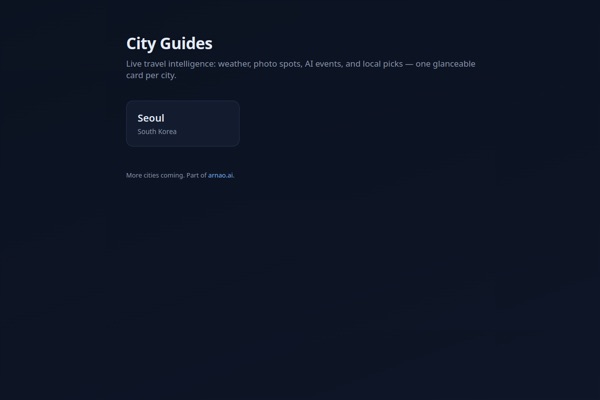 City Guide