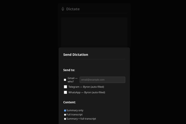 Dictate - Voice Notes