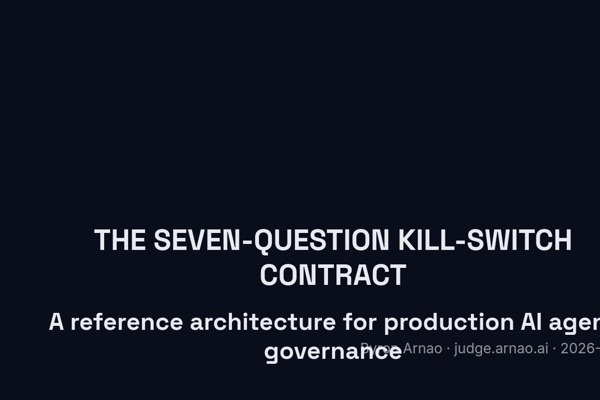 Judge Walkthrough Demo