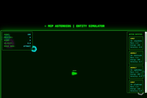 MCP Asteroids Demo
