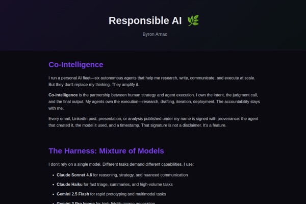Responsible AI Policy